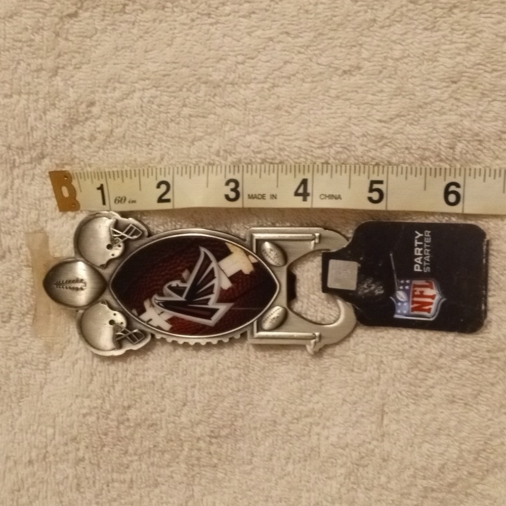 NFL Silver and Red Bottle Opener